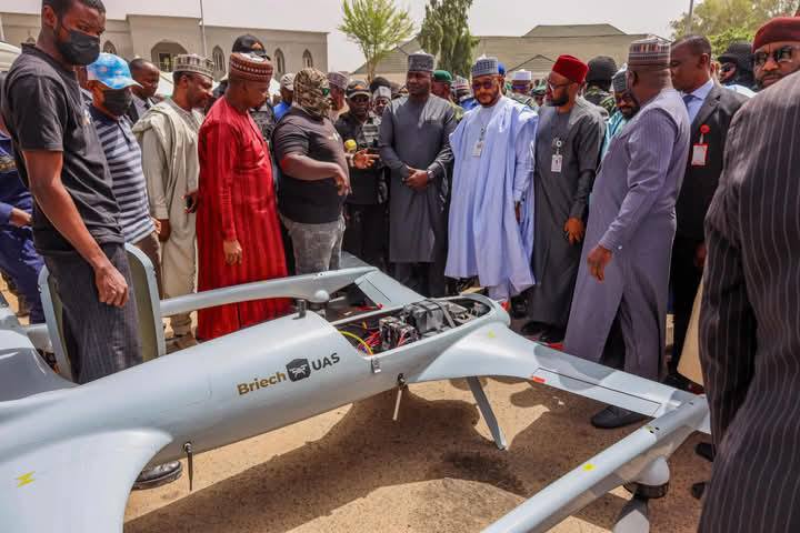 nigerian governor deploys 25 armoured vehicles, drones to troops (photos)