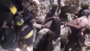 survivor found alive 11 days after balogun market building fire and collapse video trends watch (1)